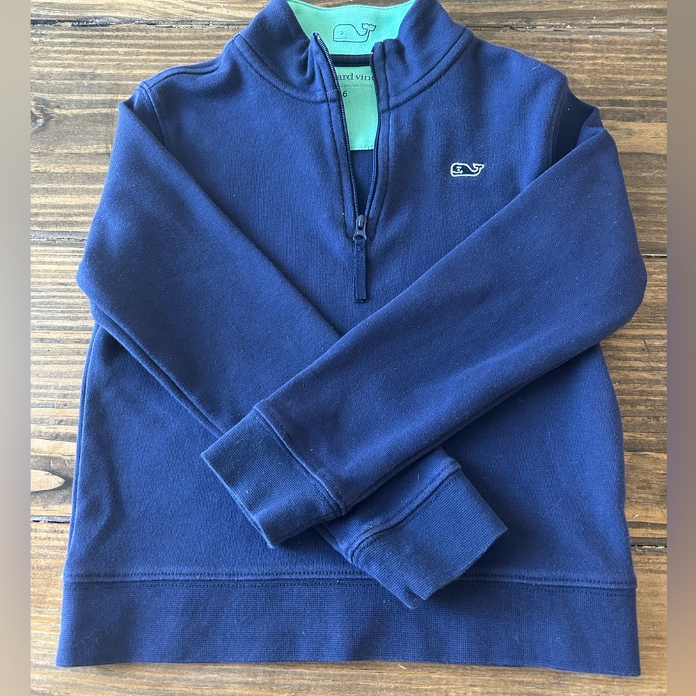Vineyard Vines Boys' Classic 1/4 Zip Sweater